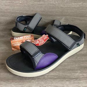 Vans Ultrarange Tri-Lock Ultracush Pewter Eucalyptus Sandals Men's NWB